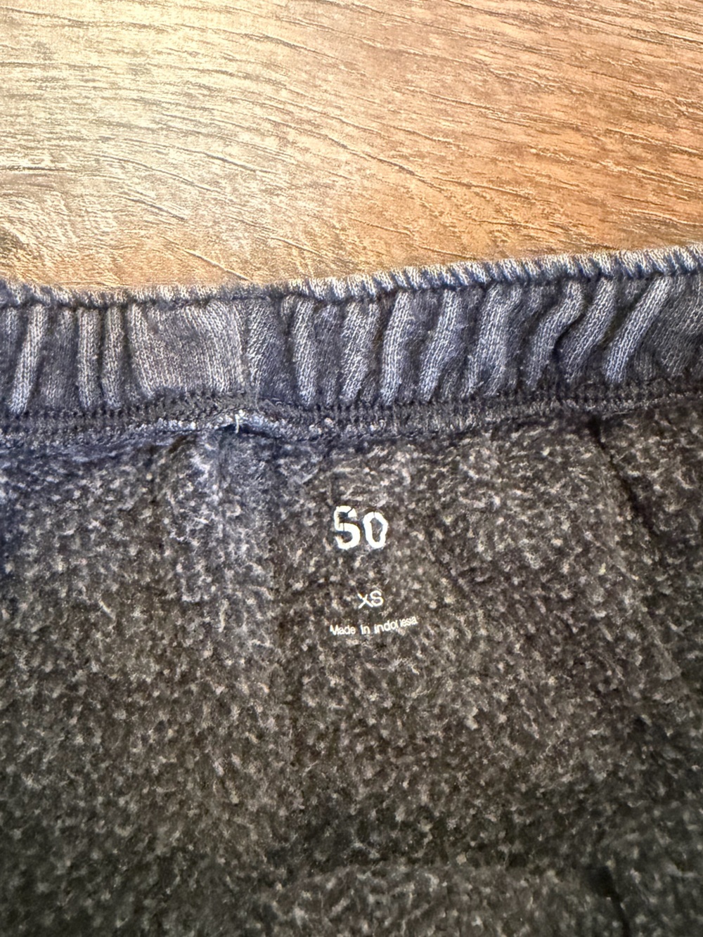 Washed Brown/Gray Drawstring Jogger Pants - Picture 3 of 4